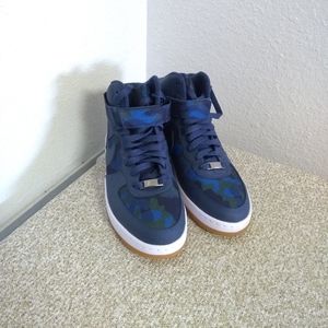 Nike Air Blue Green Camouflage Sneakers